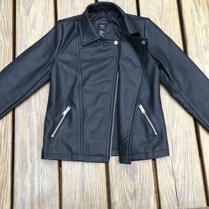 Kids Leather Jacket Forever 21 EUC
